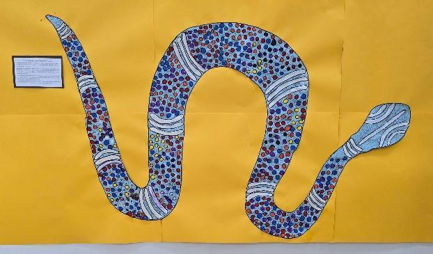 Rainbow Serpent Art Project 6