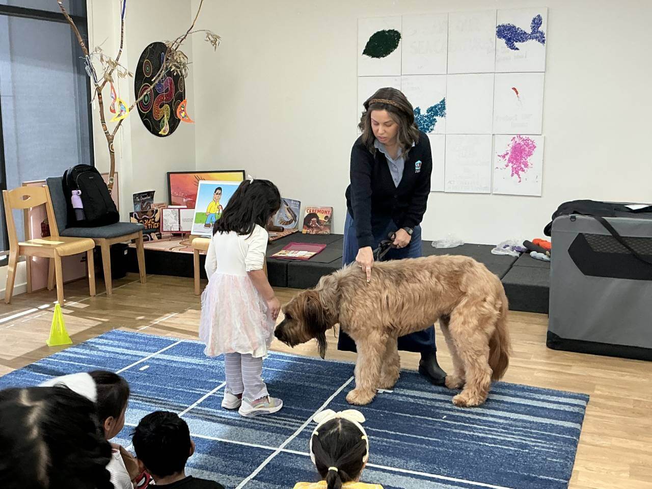 Featured image for “Learning About Dog Safety: A Hands-On Experience at Montessori Minds”