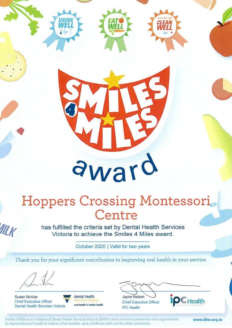 smiles 4 miles award