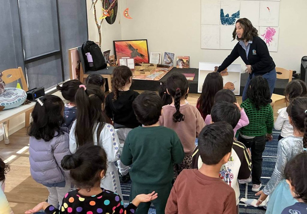 kids listening carefully