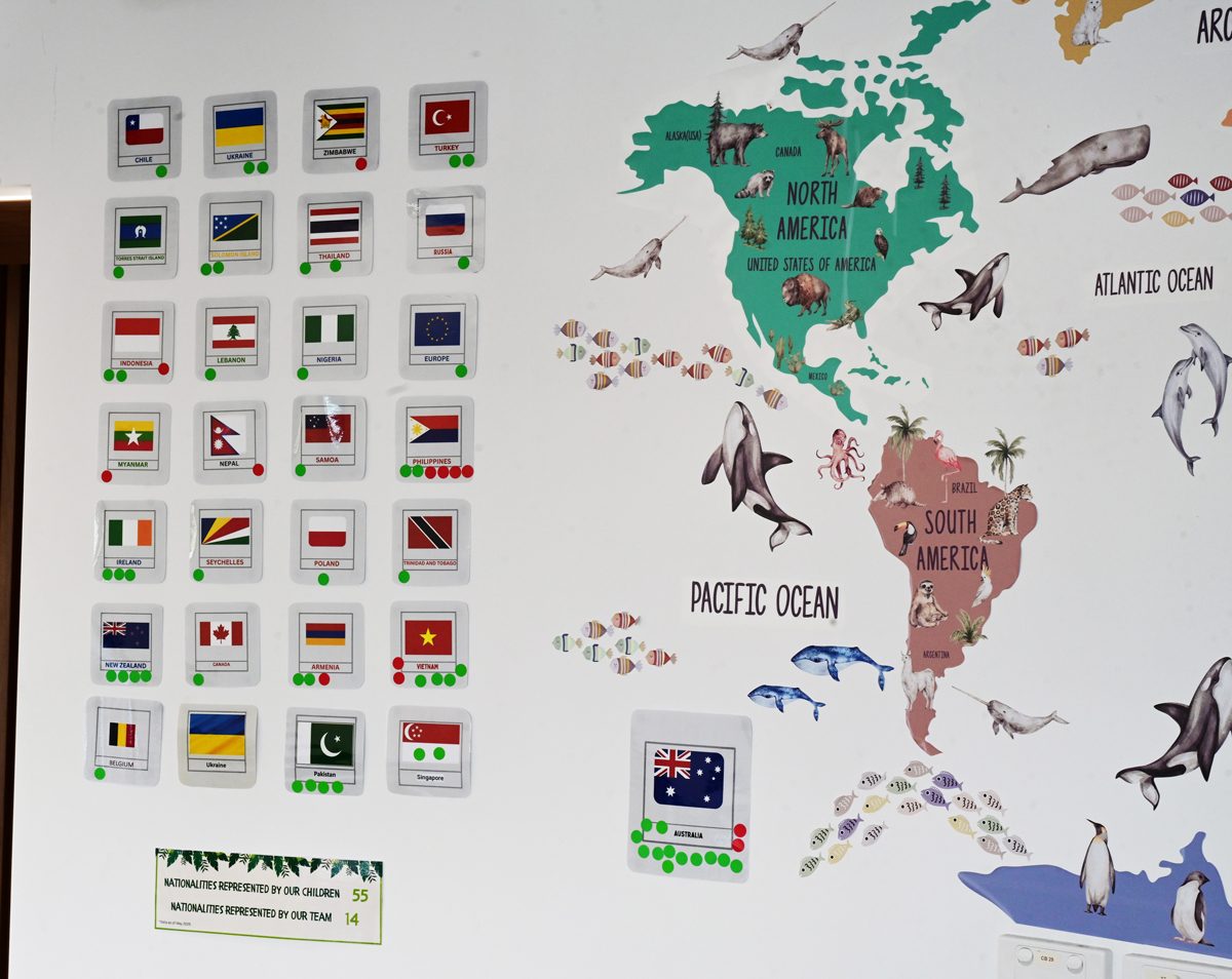 Culture Wall Mural Montessori Minds Childcare and Kindergarten