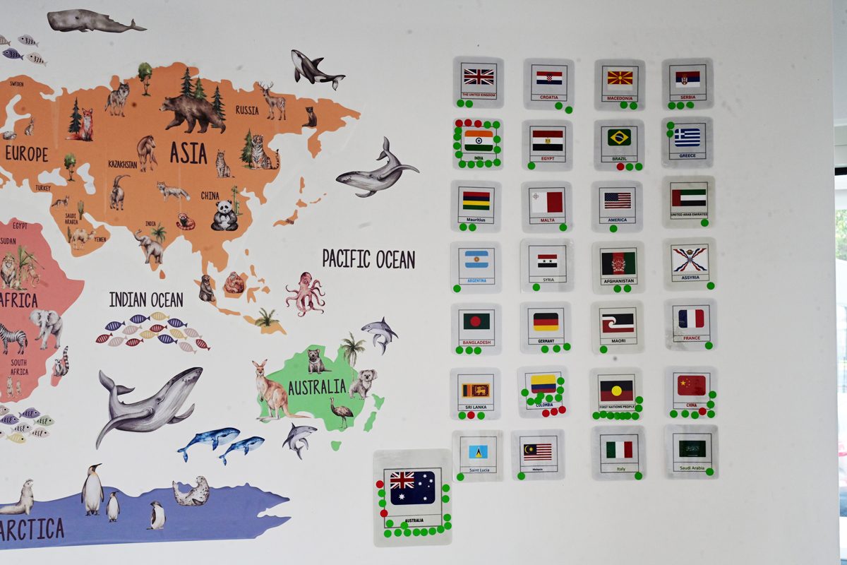 Culture Wall Mural Montessori Minds Childcare and Kindergarten