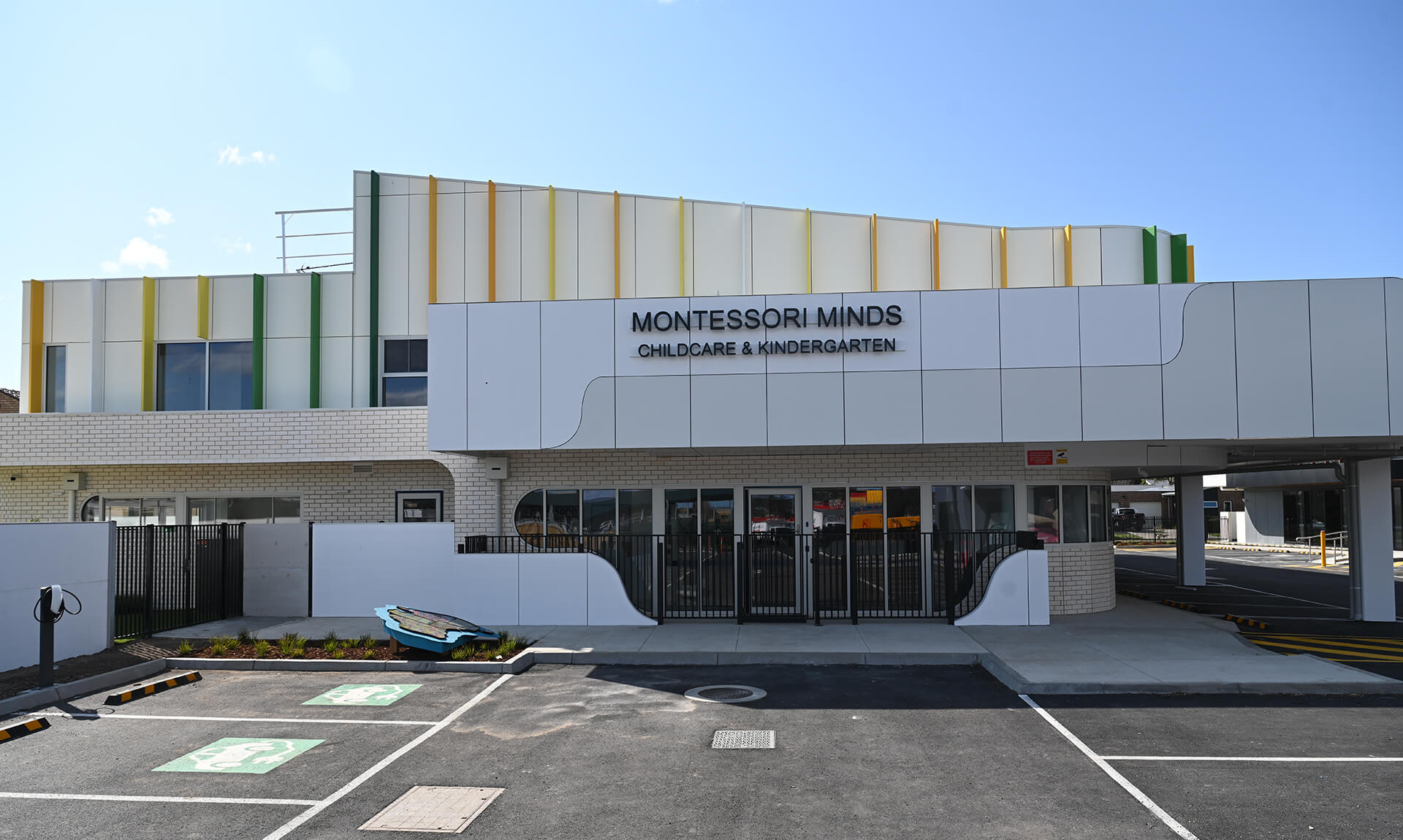 montessori minds childcare center external view