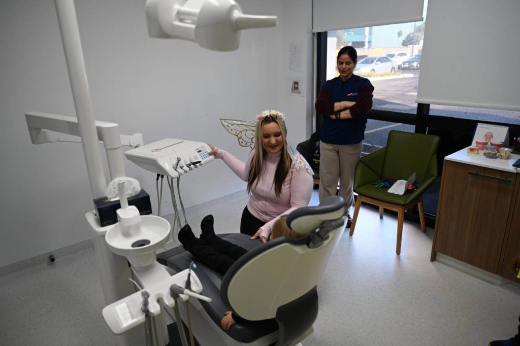 up up and away in dental chair